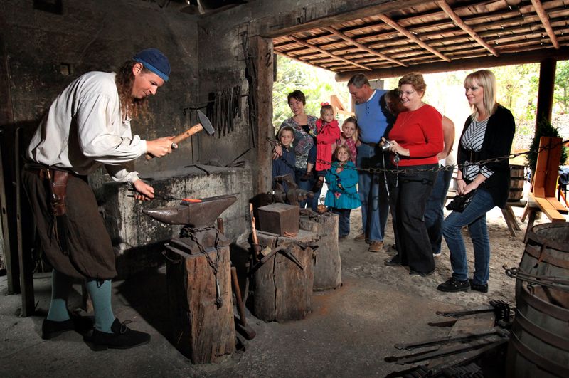Colonial Quarter, living history that invites hands on curiosity
