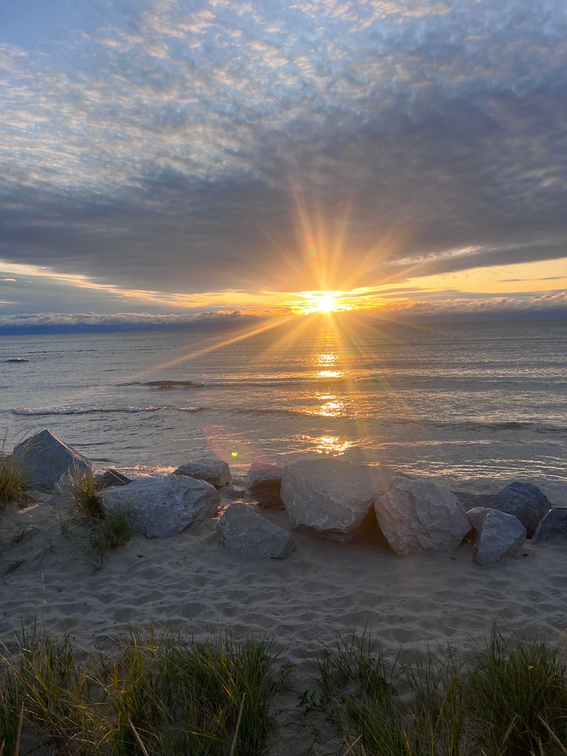 Tawas Point State Park Shore Ice, East Tawas