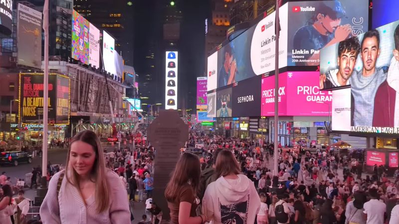 The Famous Red Steps Offering Prime Viewing
