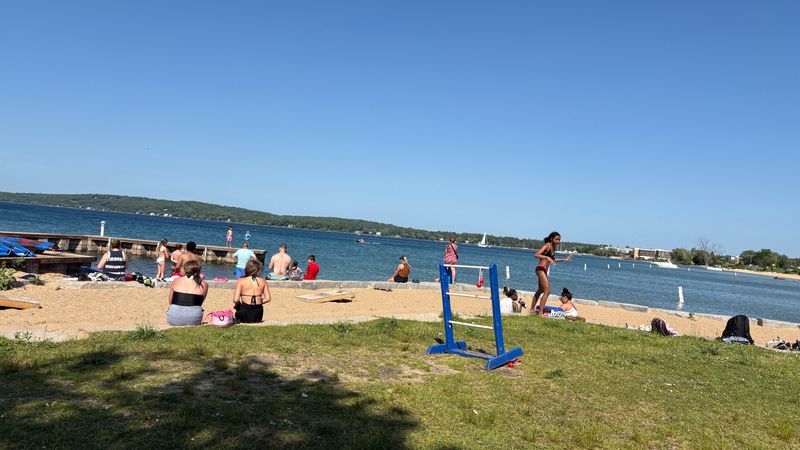 Swim and play at Clinch Park Beach