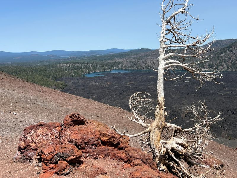 Butte Lake to Cinder Cone and the Painted Dunes