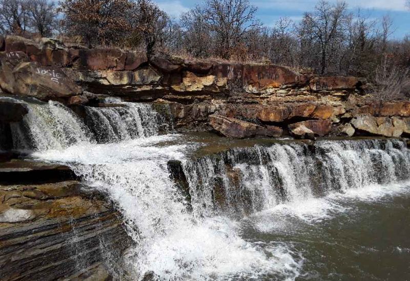 Bluestem Lake And The Trail To Falls