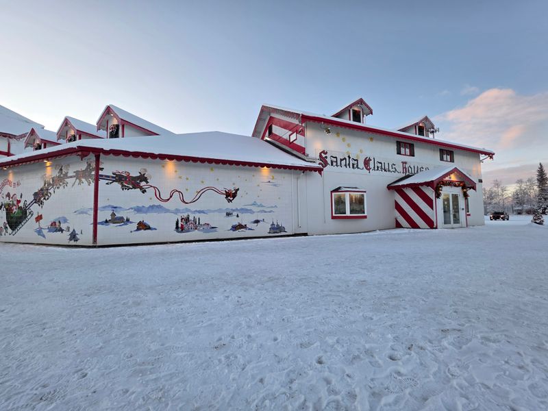Santa Claus House Brings the North Pole to Your Doorstep