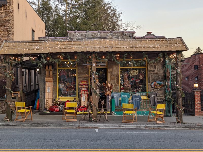 Main Street Shopping Creates a Festive Village Atmosphere