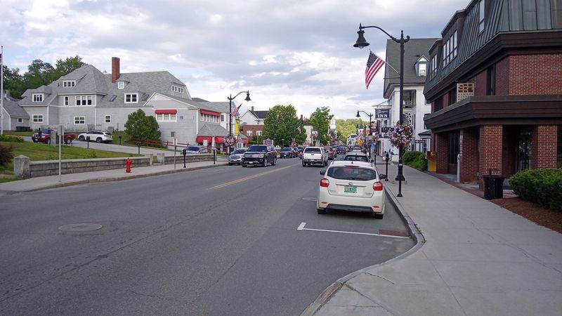 Chutters Candy Store Glows Warmly Against Gray Skies