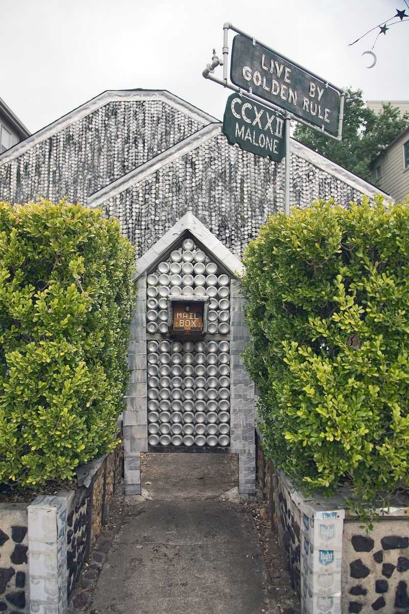 The Beer Can House in Houston