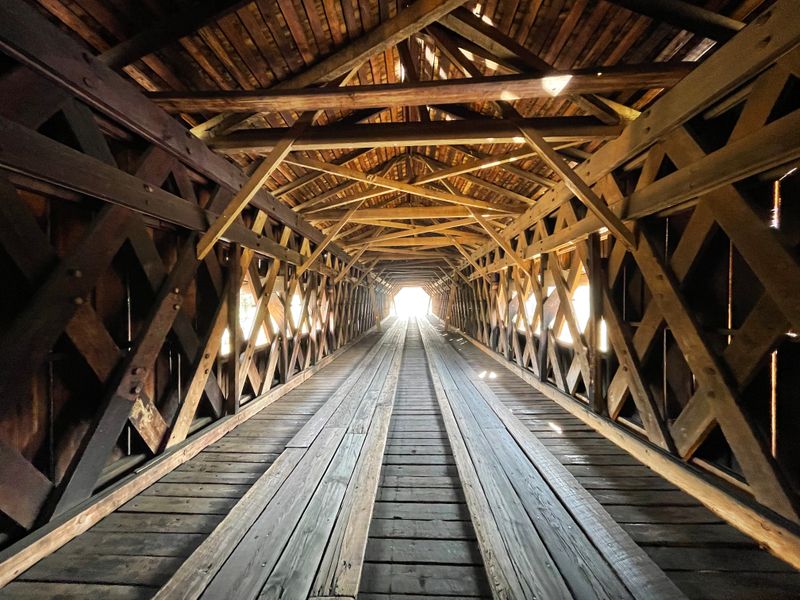 A Covered Bridge With Unusual Staying Power
