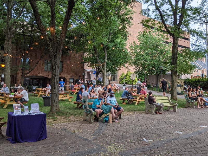 Christmas City Village in the Sun Inn Courtyard