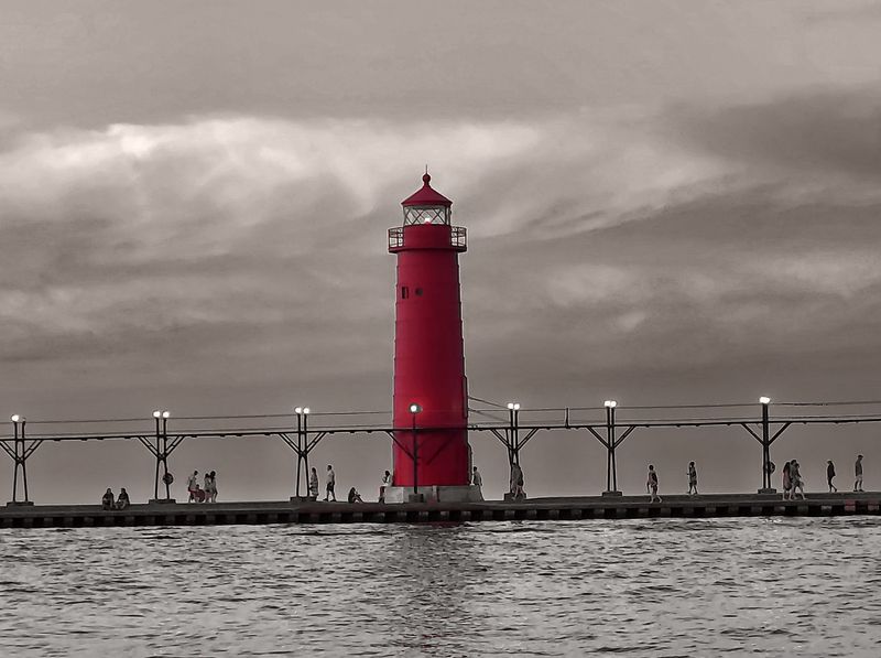 A Harbor Town Defined by Its Twin Lighthouses