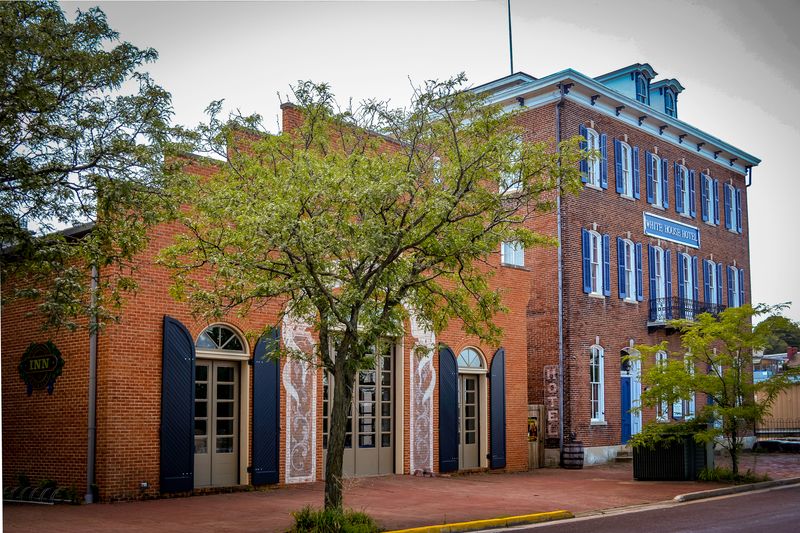 Historic Riverfront District at Dawn