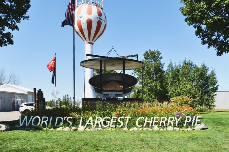 World’s Largest Cherry Pie Pans, Traverse City and Charlevoix