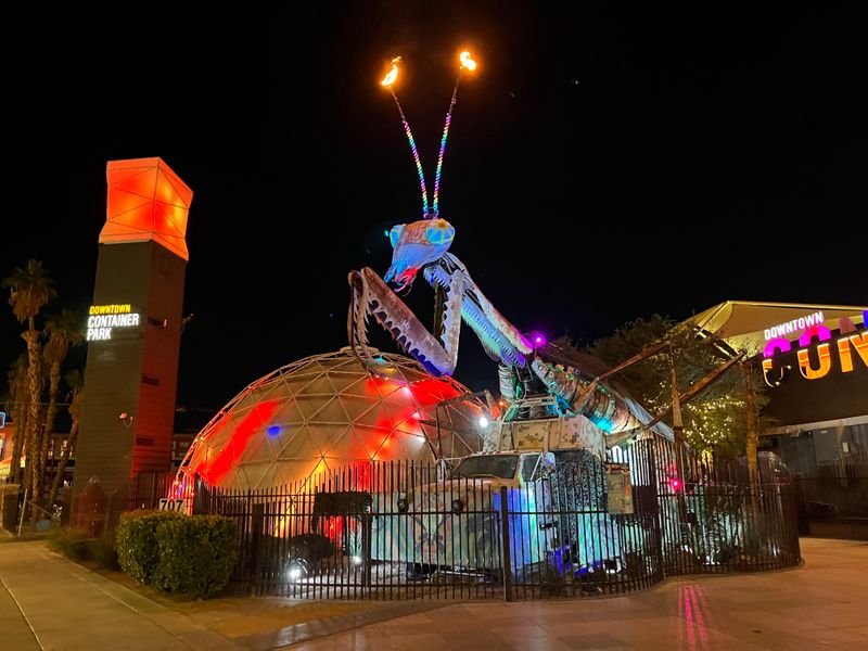 “The Mantis” At Downtown Container Park