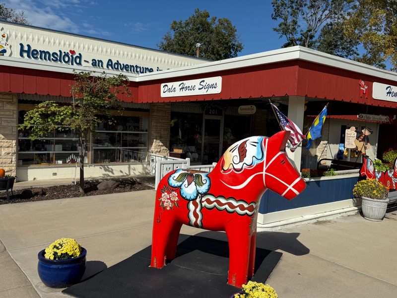 Stroll Main Street and Meet the Dala Horses