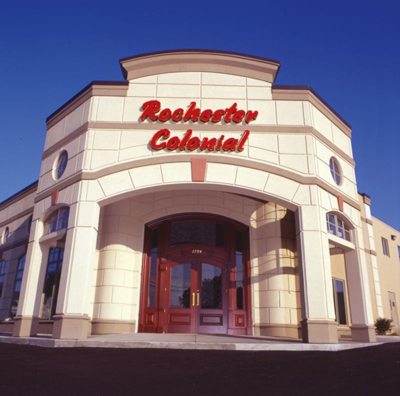 Colonial Architecture Lines Every Street Corner