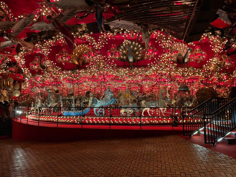 The Carousel with a ceiling of creatures