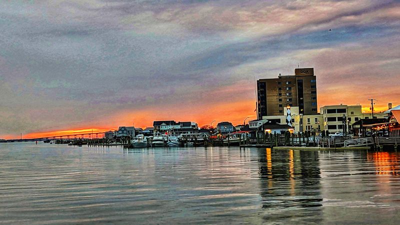 Harbor Sunrise That Warms The Cold