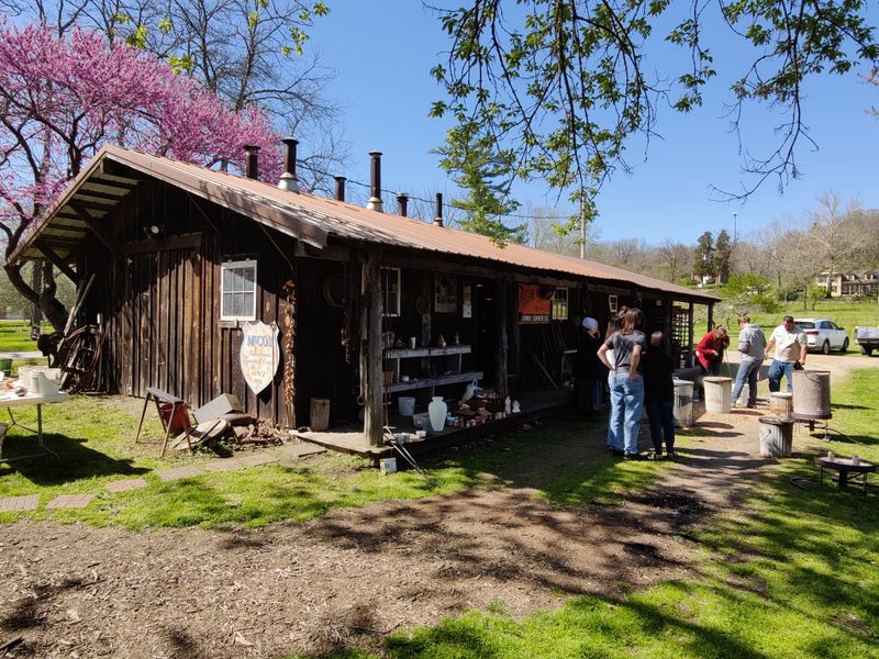 Historic main street with artisan nooks