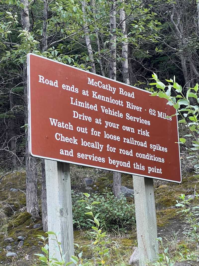 Driving the McCarthy Road, mile by mile