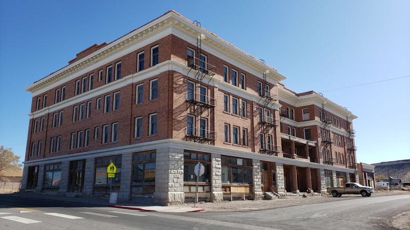 The Goldfield Hotel And Its Stark Facade