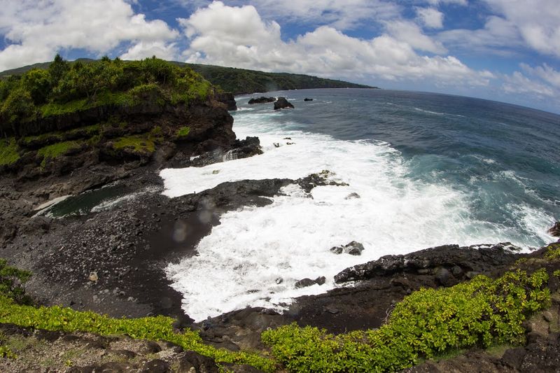 Black Sand Beaches and Volcanic Coastline