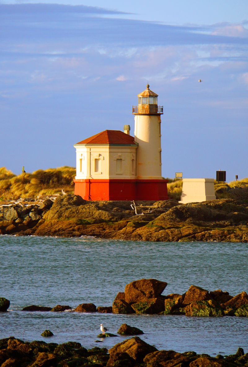 Historic Coquille River Lighthouse at Bullards Beach State Park
