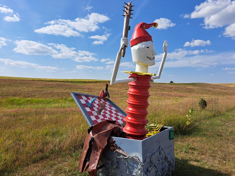 Family friendly exploring across the field