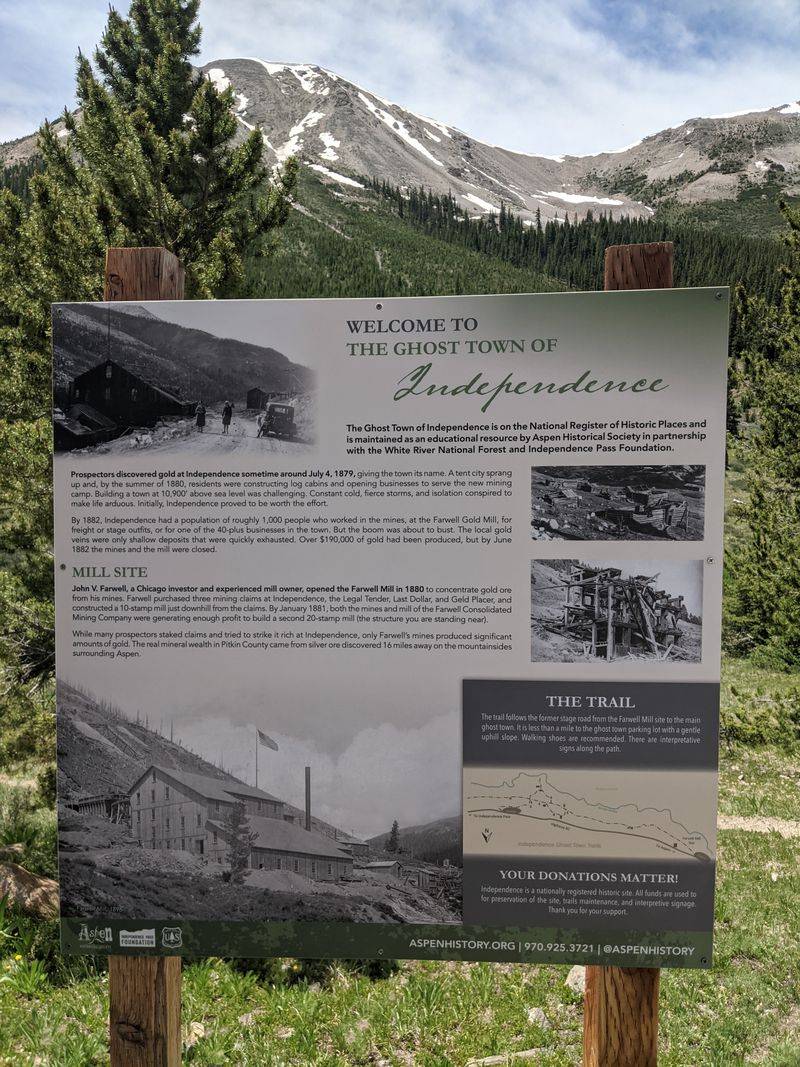 Accessible Location Along Scenic Independence Pass