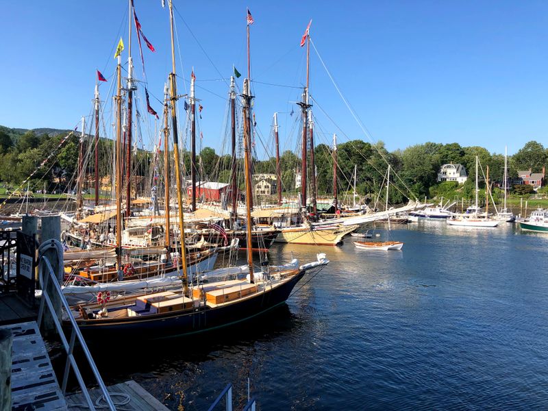 Camden Harbor at Public Landing