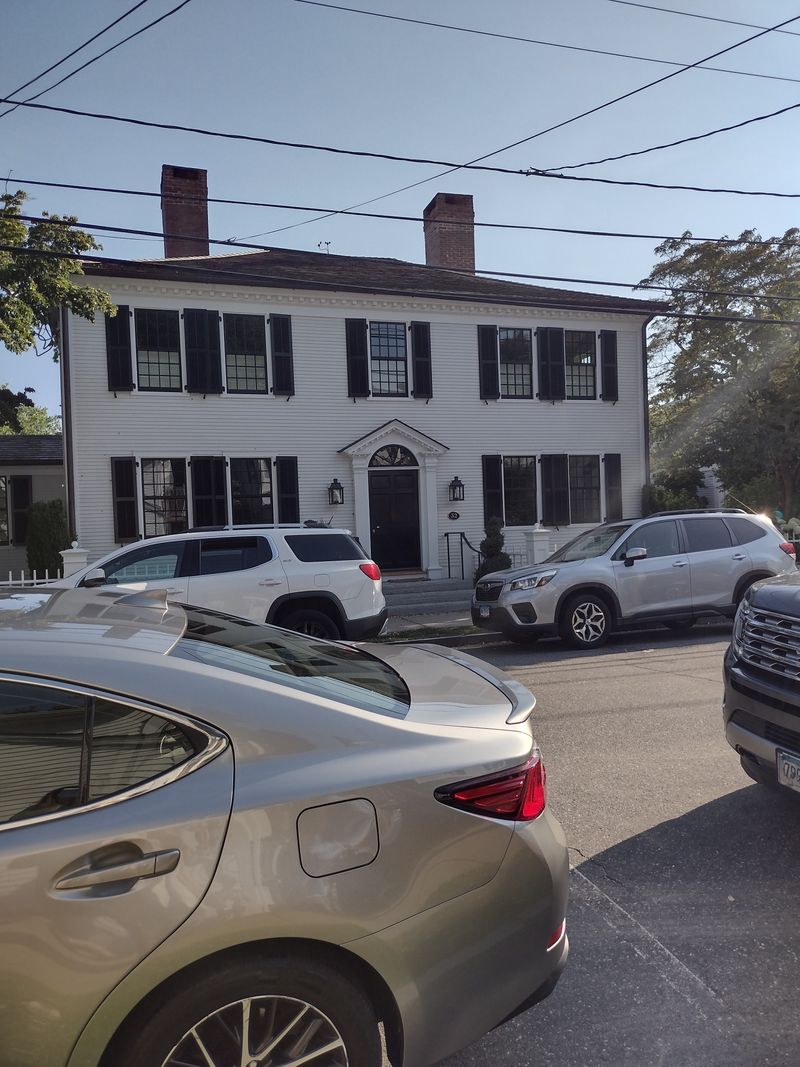 Historic Main Street Architecture Frozen in Colonial Times