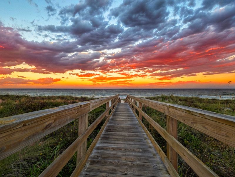 Sunrise Over Anastasia State Park