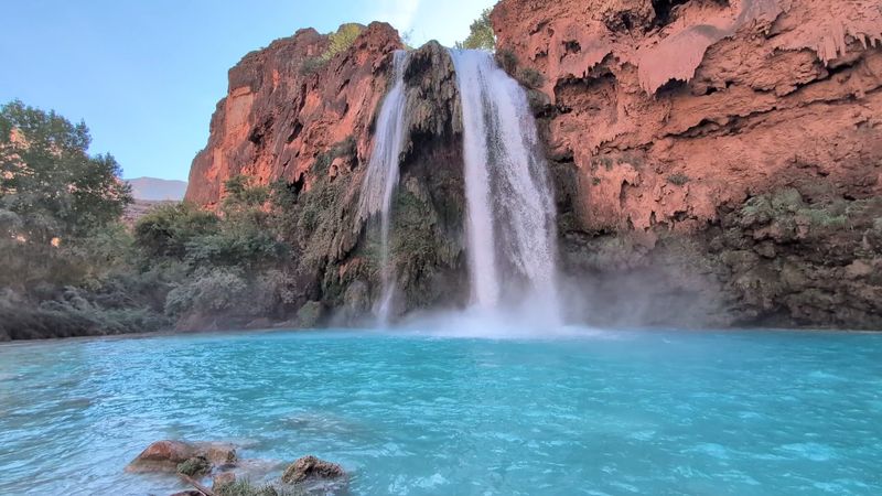 Havasu Falls in Its Winter Glory