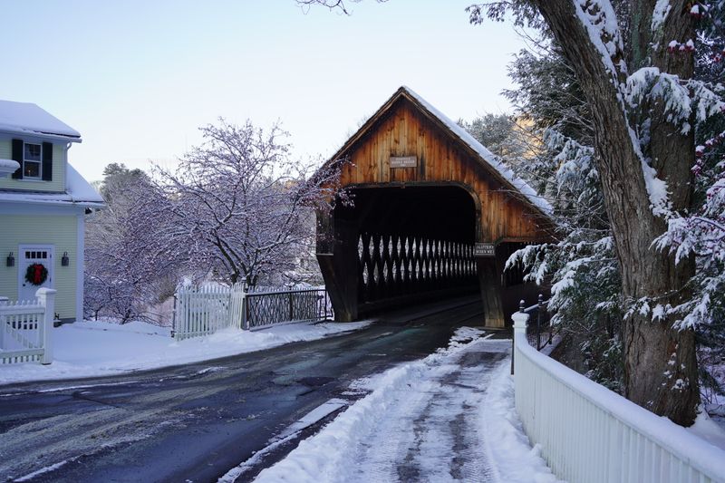 Covered Bridges Along Scenic Back Roads