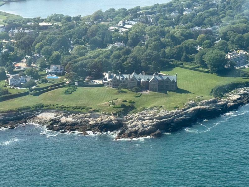 Ocean Drive style vistas from Middletown roads