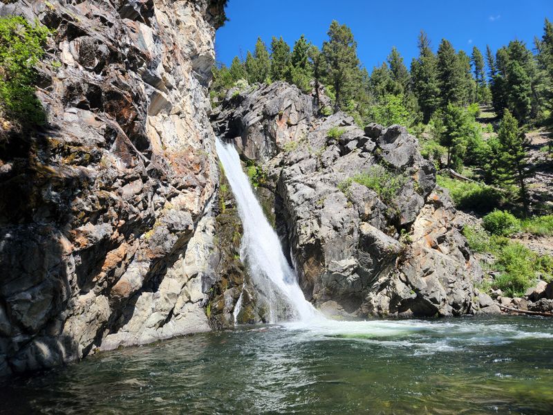 Elkhorn Ghost Town and Crow Creek Falls
