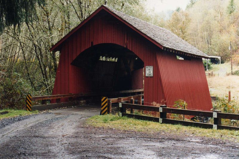 Yachats River Covered Bridge - North Fork