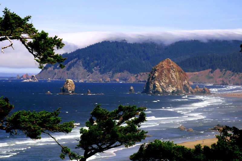 Cannon Beach and Haystack Rock