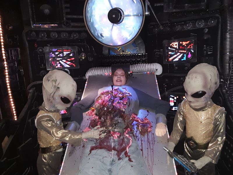 Life-Sized Alien Autopsy Scene That'll Make Your Stomach Turn