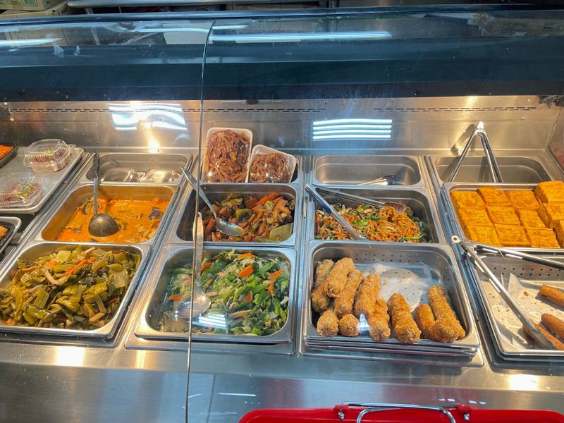 Food Court Vibes and Bakery Treats Up Front