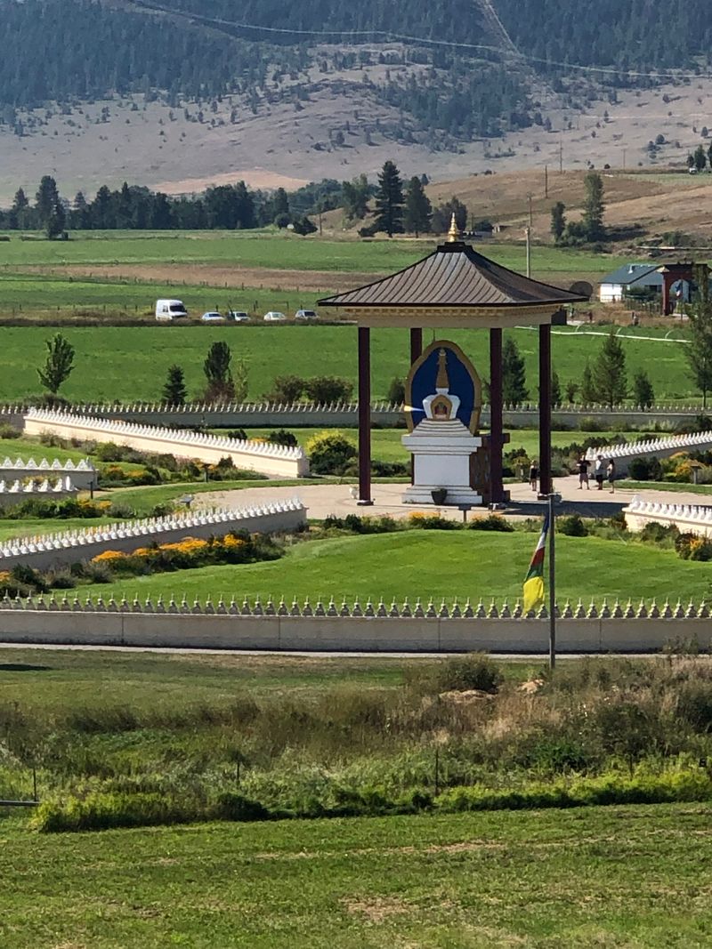 A Sacred Path Laid Out Like A Dharma Wheel