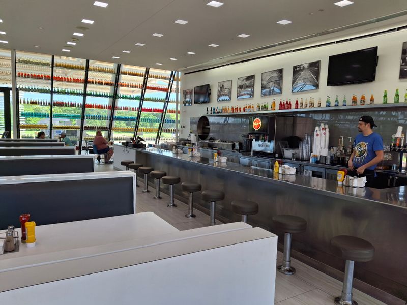 Retro Diner Serving Classic American Comfort Food