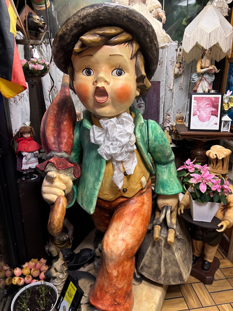 A Folksy Restaurant Filled with Thousands of Dolls and Curios
