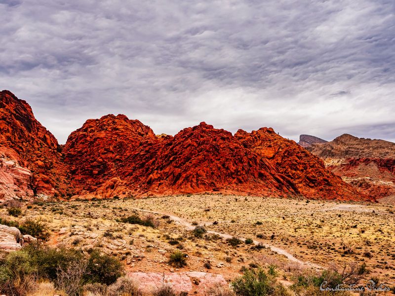 Calico Basin Scenic Pullout