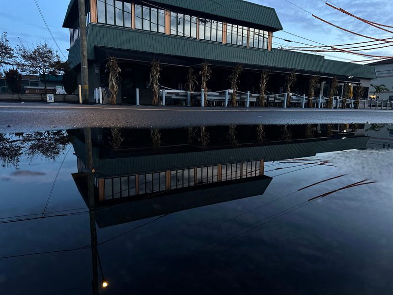 Covered Patio Made For Storm Watching