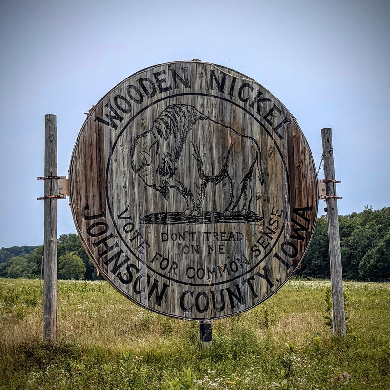 World’s Largest Wooden Nickel