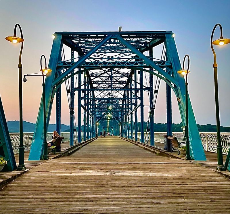 Chattanooga Tennessee River And Mountain