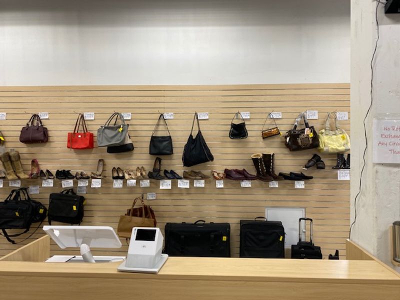 Designer and Brand-Name Items Behind the Counter