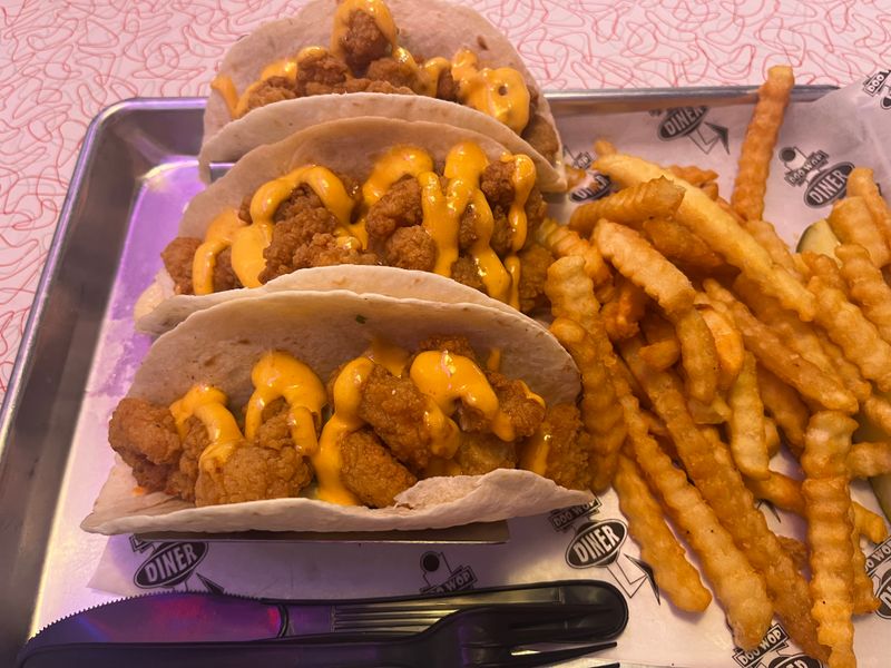 Perfectly Crispy Fries and Onion Rings as Stellar Sides