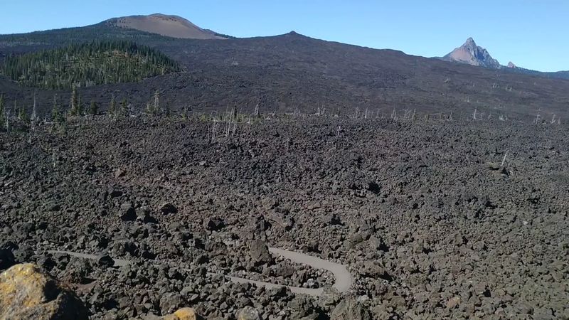 Sitting in a Massive 65-Square-Mile Lava Field