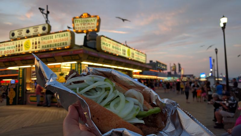 Midway Steak House Cheesesteaks in Seaside Heights