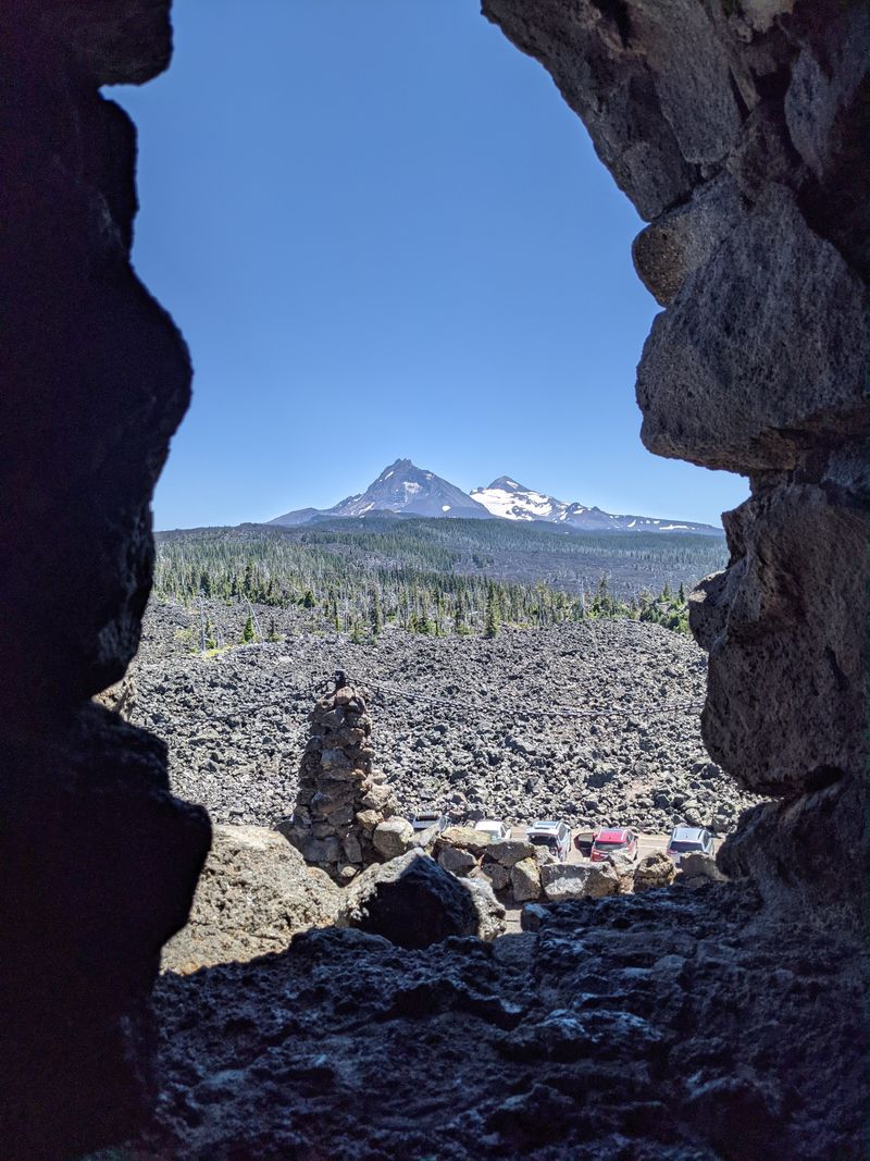 Constructed Entirely from Lava Rock